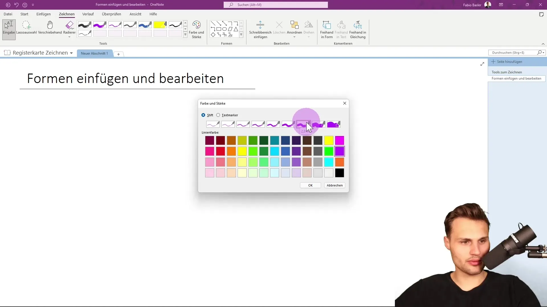 Utilizar y editar formas de forma efectiva en OneNote