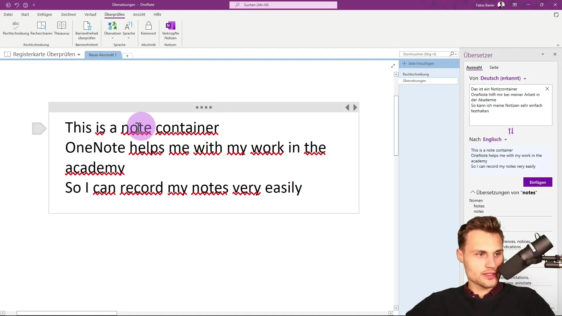 Traducir texto fácilmente en Microsoft OneNote