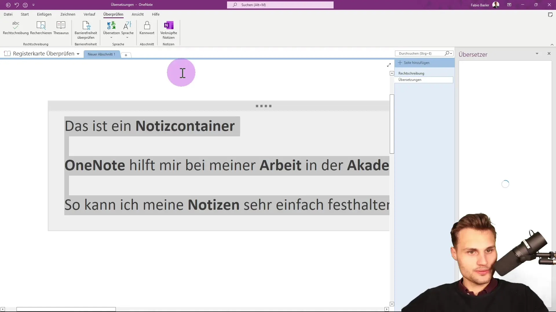 Traduce fácilmente textos en Microsoft OneNote