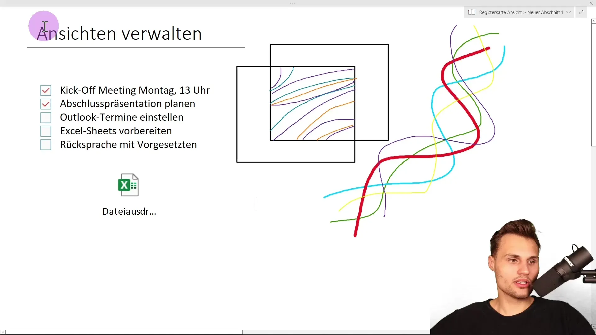 Utilizar eficientemente las vistas de OneNote