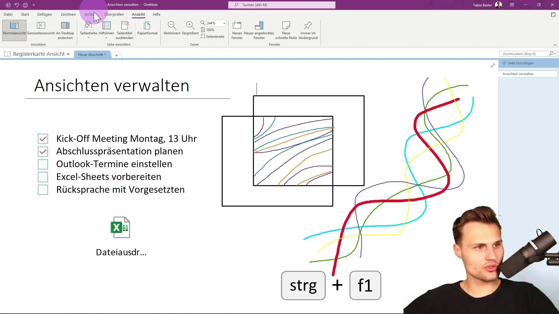 Utilizar eficientemente las vistas de OneNote