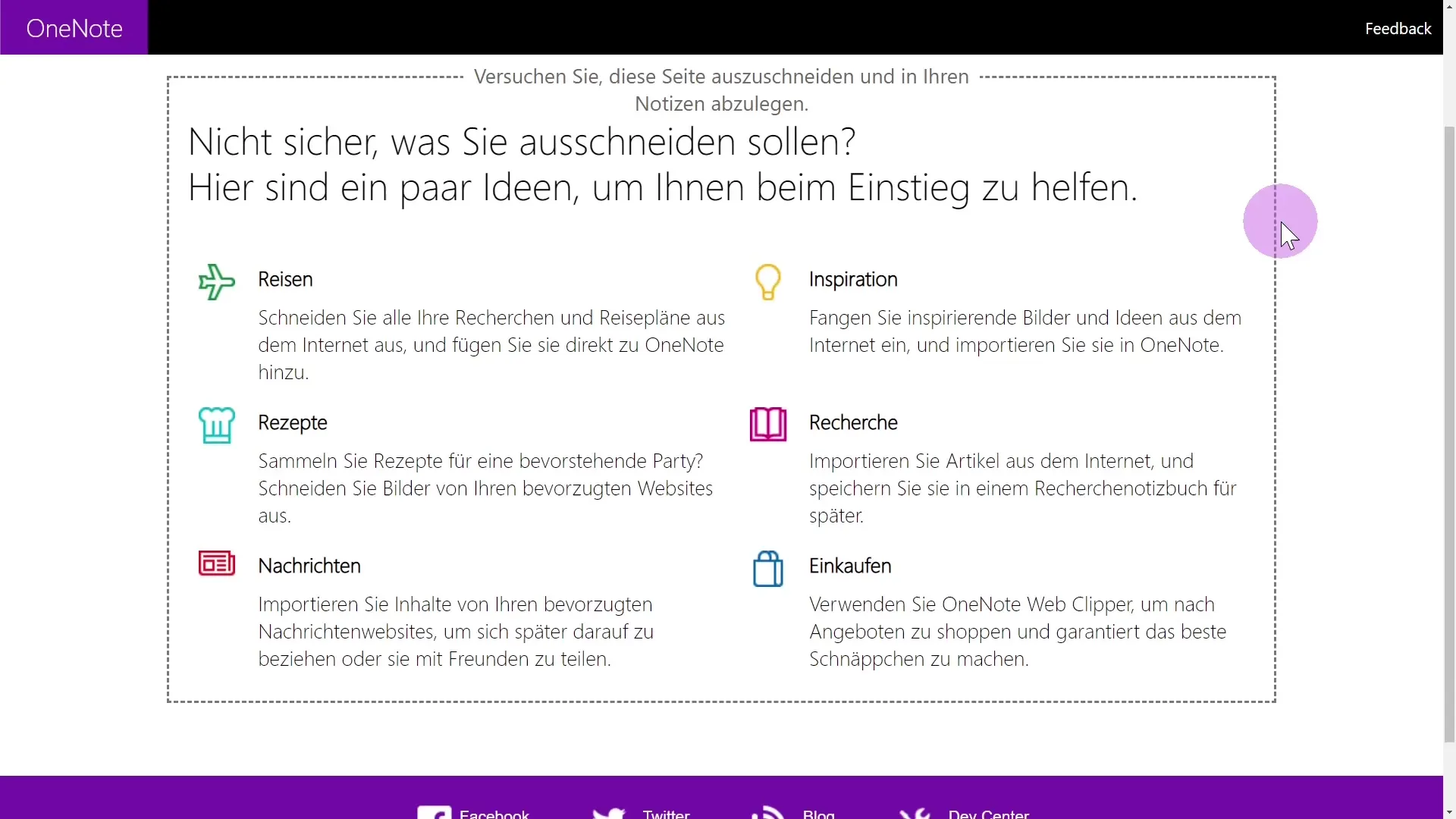 OneNote Web Clipper para recopilar notas de forma eficiente