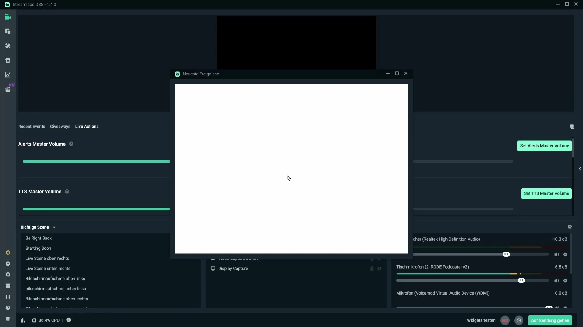 Streamlabs OBS에서 Legacy 이벤트를 최적으로 활용하기