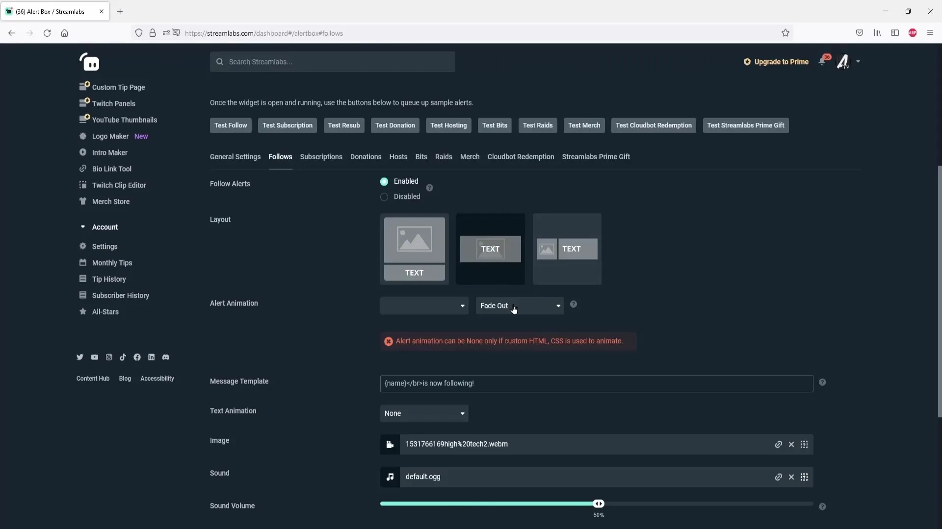 Download alerts for Streamlabs: Tips and tricks