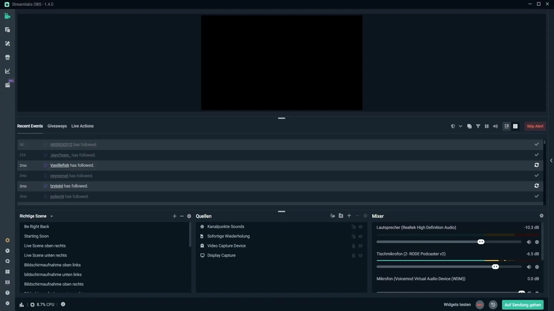 Optimizați setările audio în Streamlabs OBS