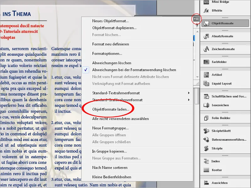 Σχεδιασμός προτύπων στο InDesign