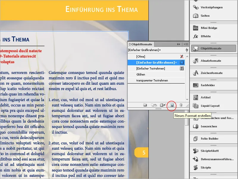 Σχεδιασμός προτύπων στο InDesign