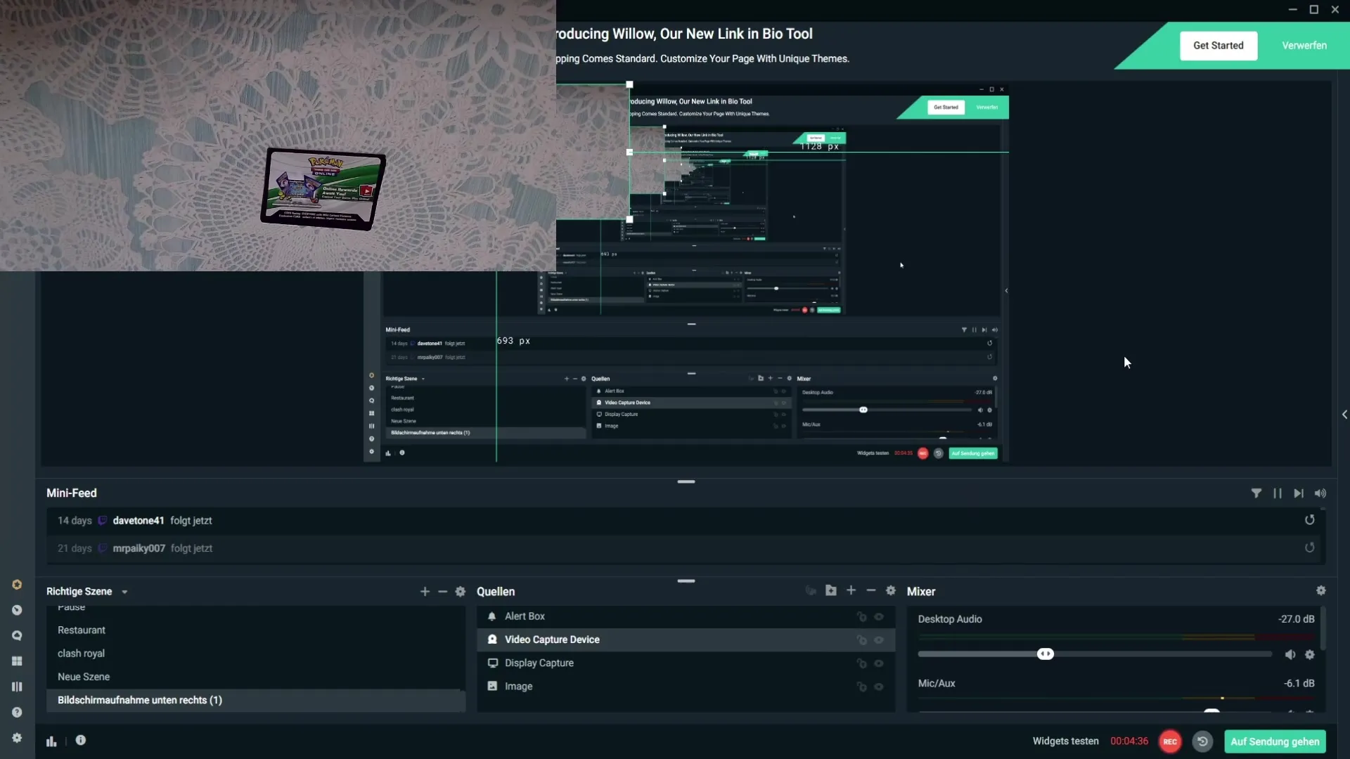 Streamlabs OBS에서 이미지를 효과적으로 180도 회전하기