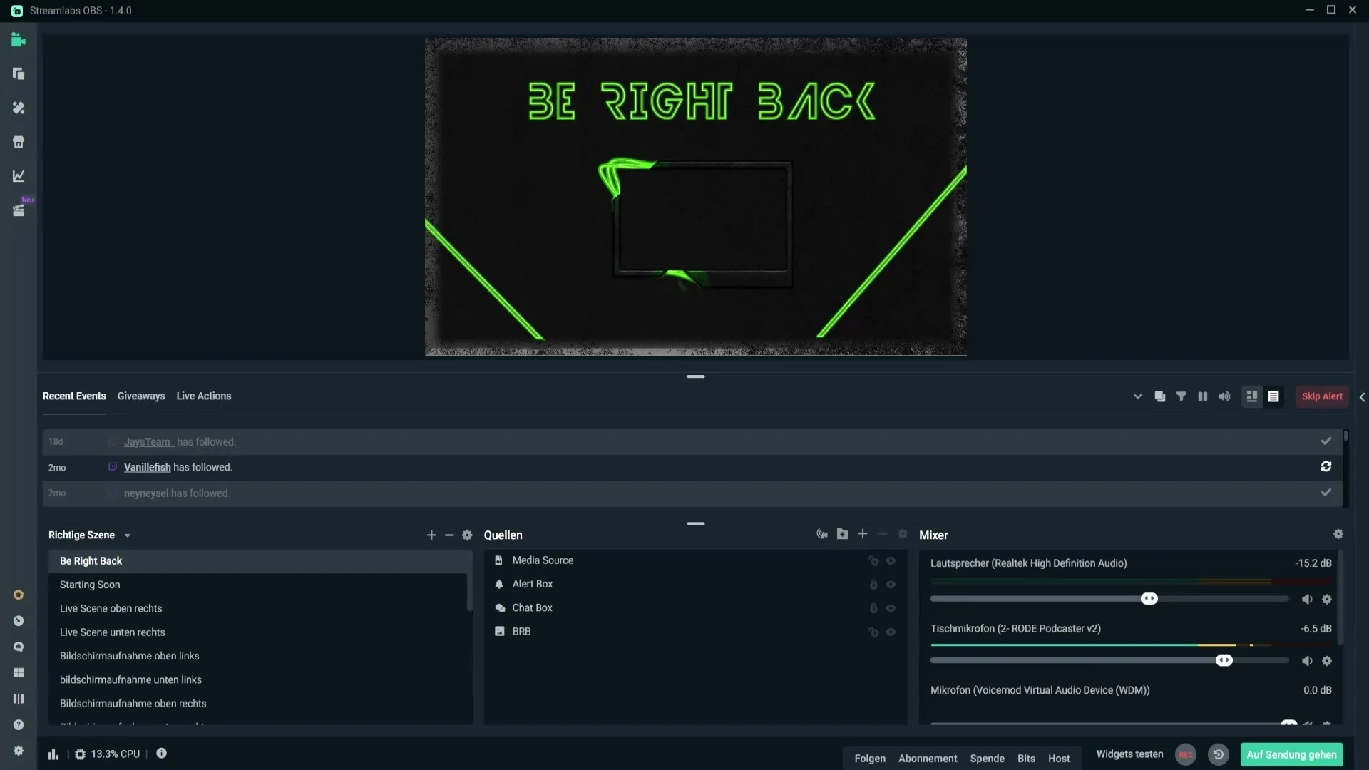 텍스트 음성 변환 기능을 Streamlabs의 기부와 구독에 사용합니다