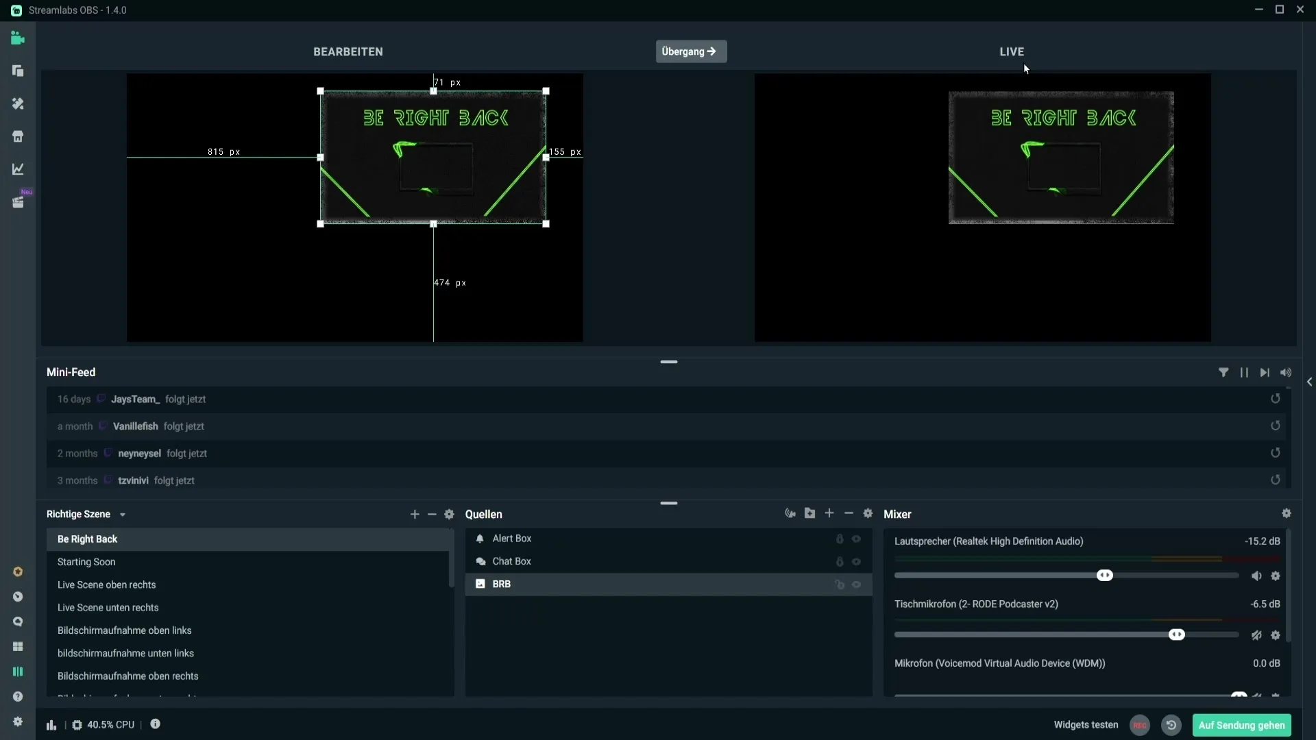 스트리머를 위한 Streamlabs Studio 모드의 효율적인 활용