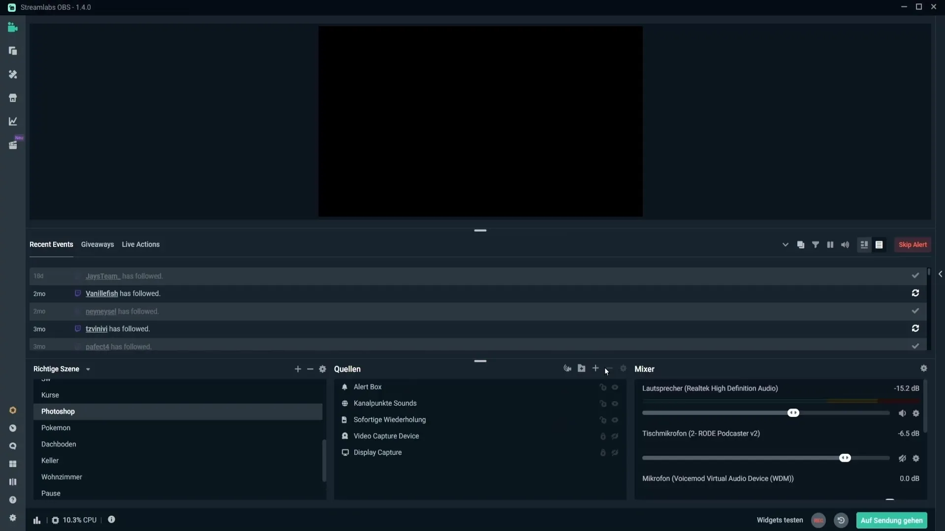Streamlabs OBS에서 스크롤 텍스트를 효과적으로 만들기
