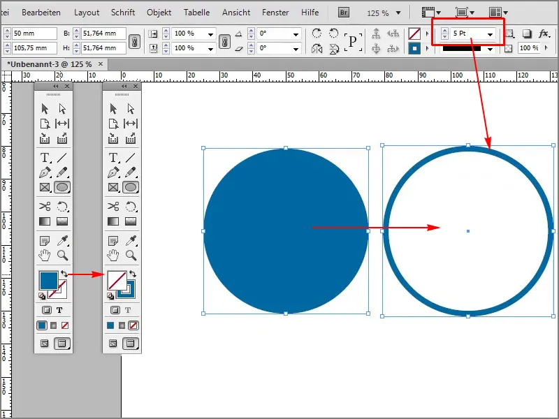 Tips & tricks til Adobe InDesign: Oprettelse af indgrebne ringe