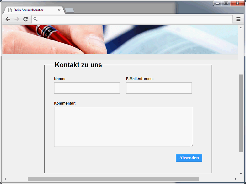 HTML & CSS voor beginners (Deel 46): Het contactformulier (1)