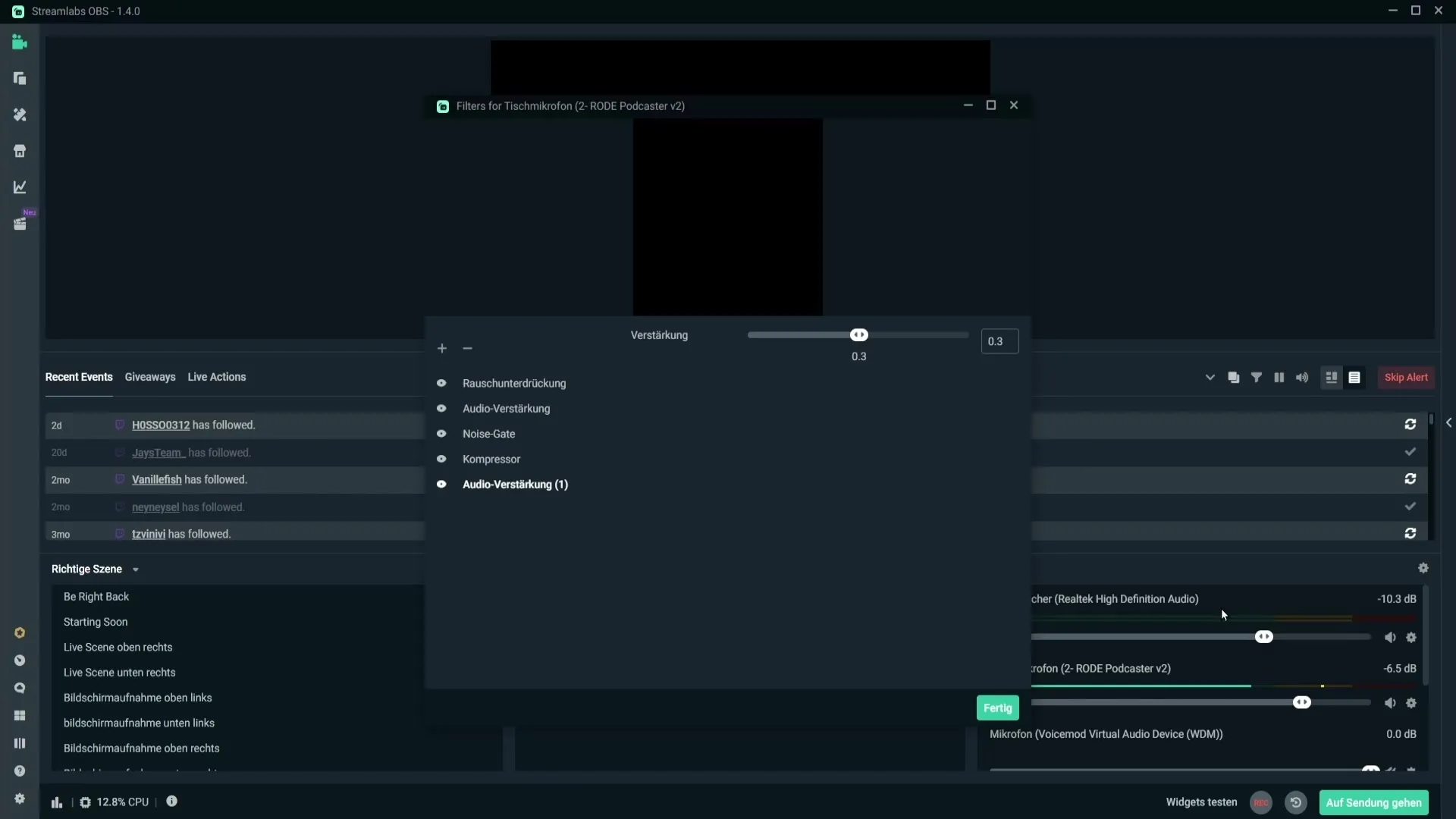 볼륨 조절하기 Streamlabs OBS에서 - 간단히 말해서