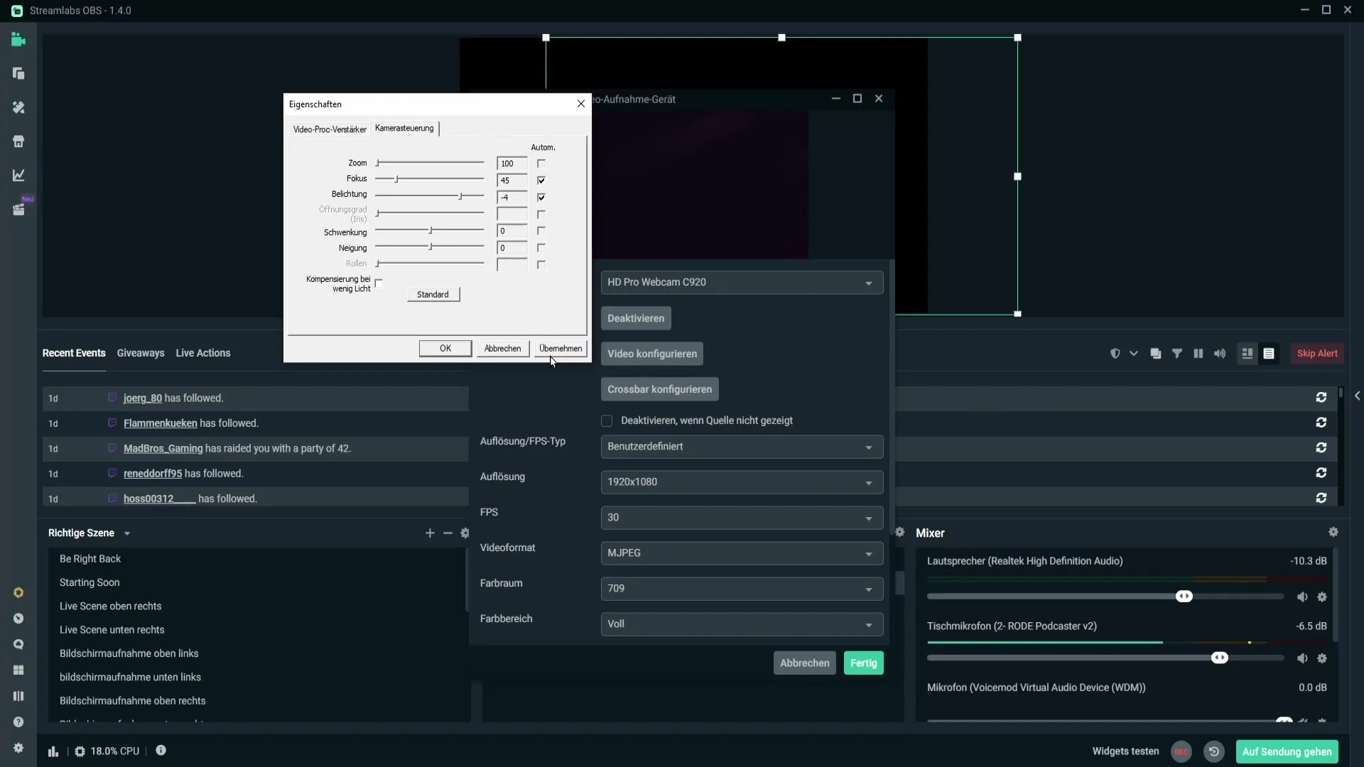 Streamlabs OBS에서 웹캠 문제 - 레그(Lags) 최종 해결