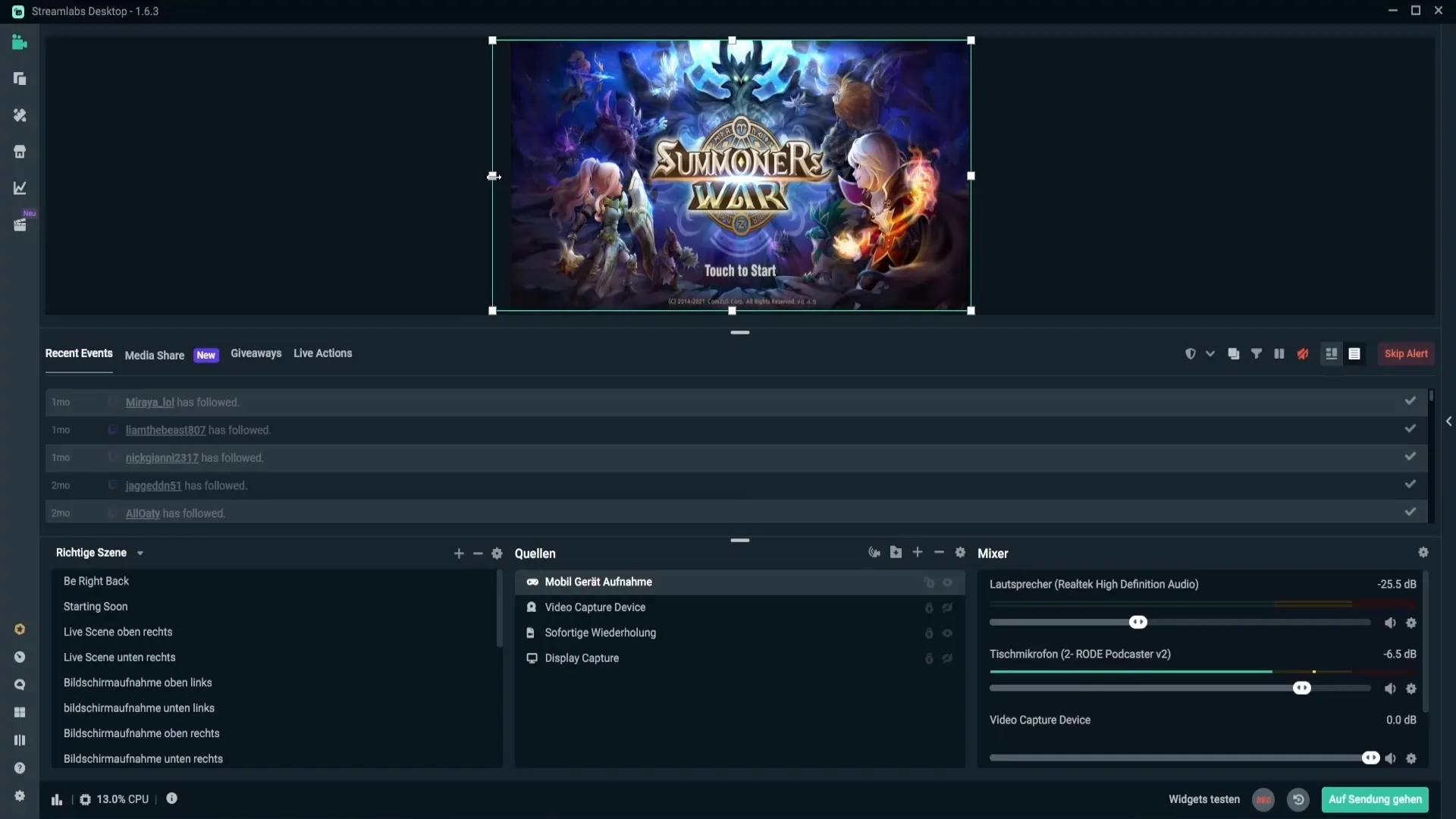 Streamlabs를 통해 휴대폰을 효율적으로 스트리밍하기