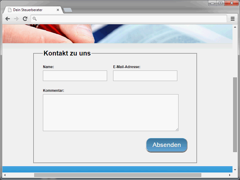 HTML & CSS für Einsteiger (Teil 47): Das Kontaktformular (2)