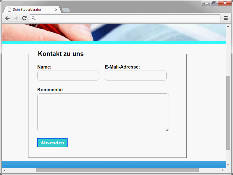 HTML & CSS für Einsteiger (Teil 47): Das Kontaktformular (2)