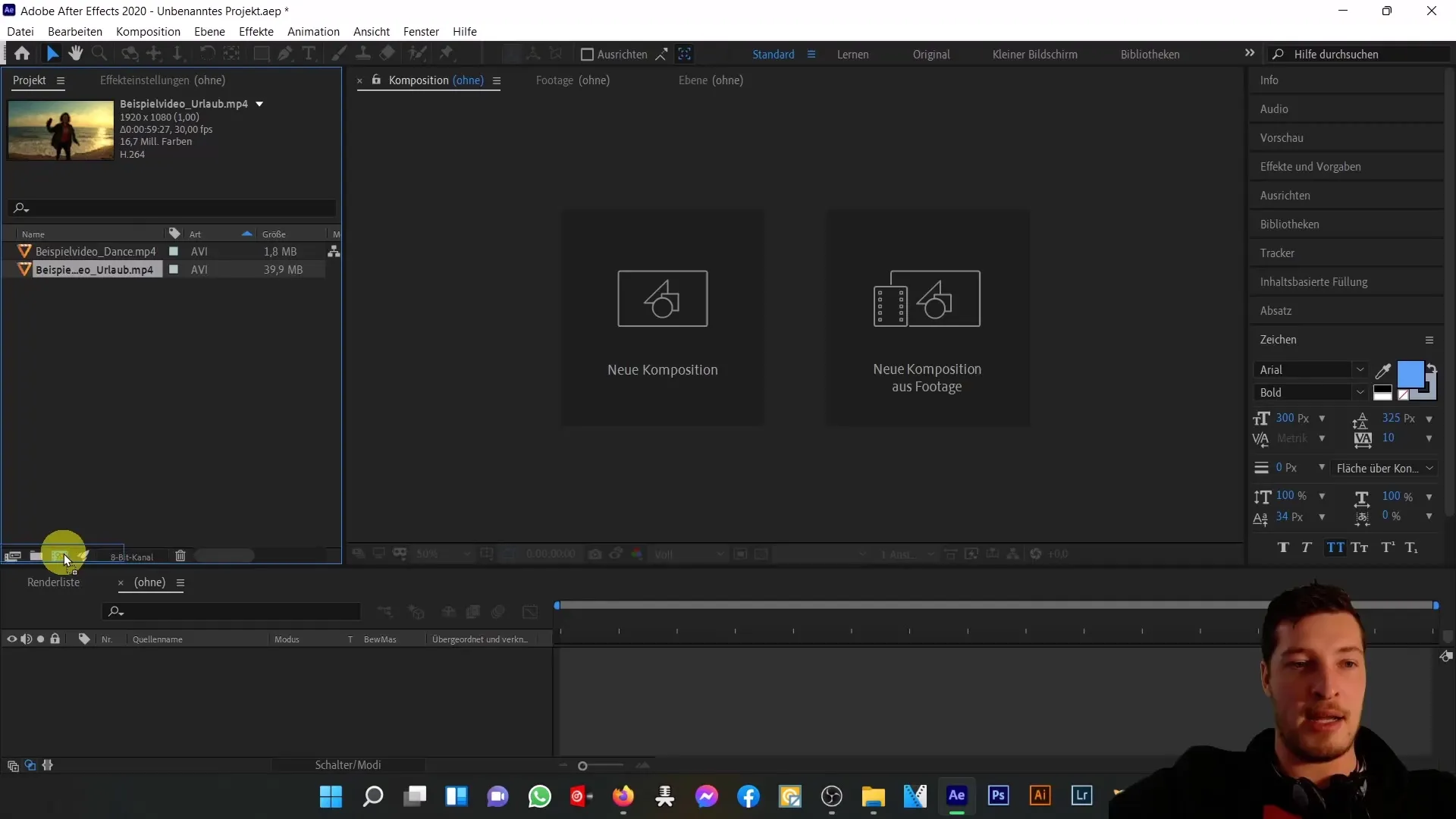 Effektive Nutzung des Roto Brush Tools in After Effects