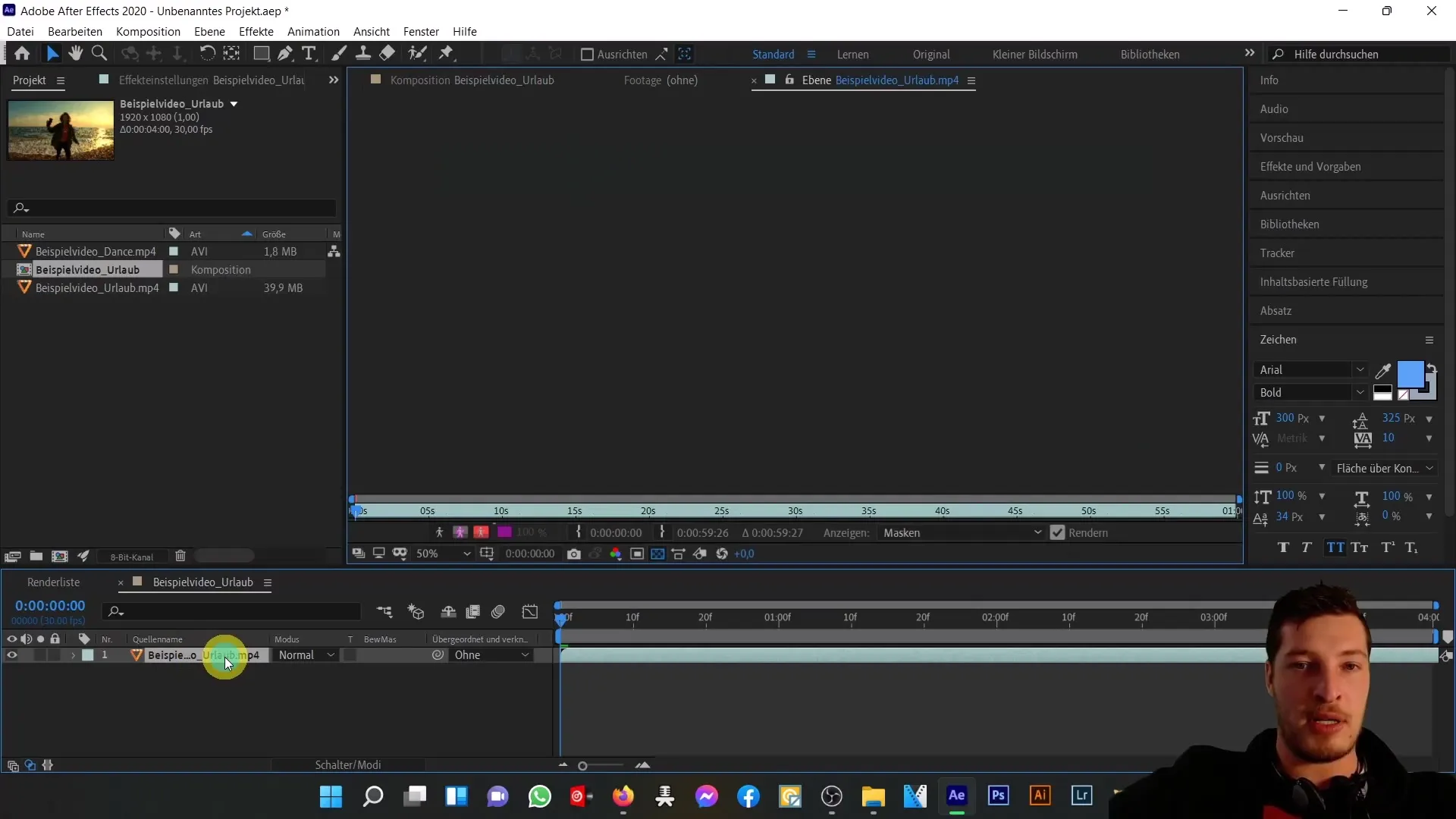 Effektive Nutzung des Roto Brush Tools in After Effects