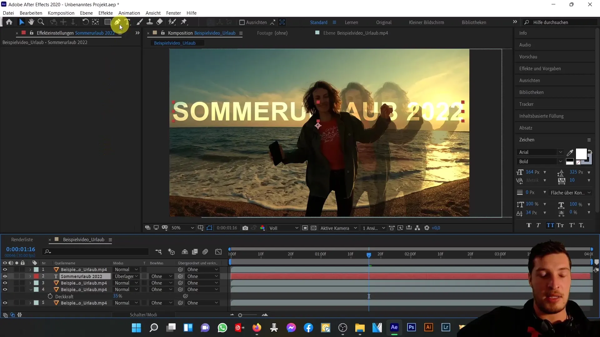 Effektive Nutzung des Roto Brush Tools in After Effects