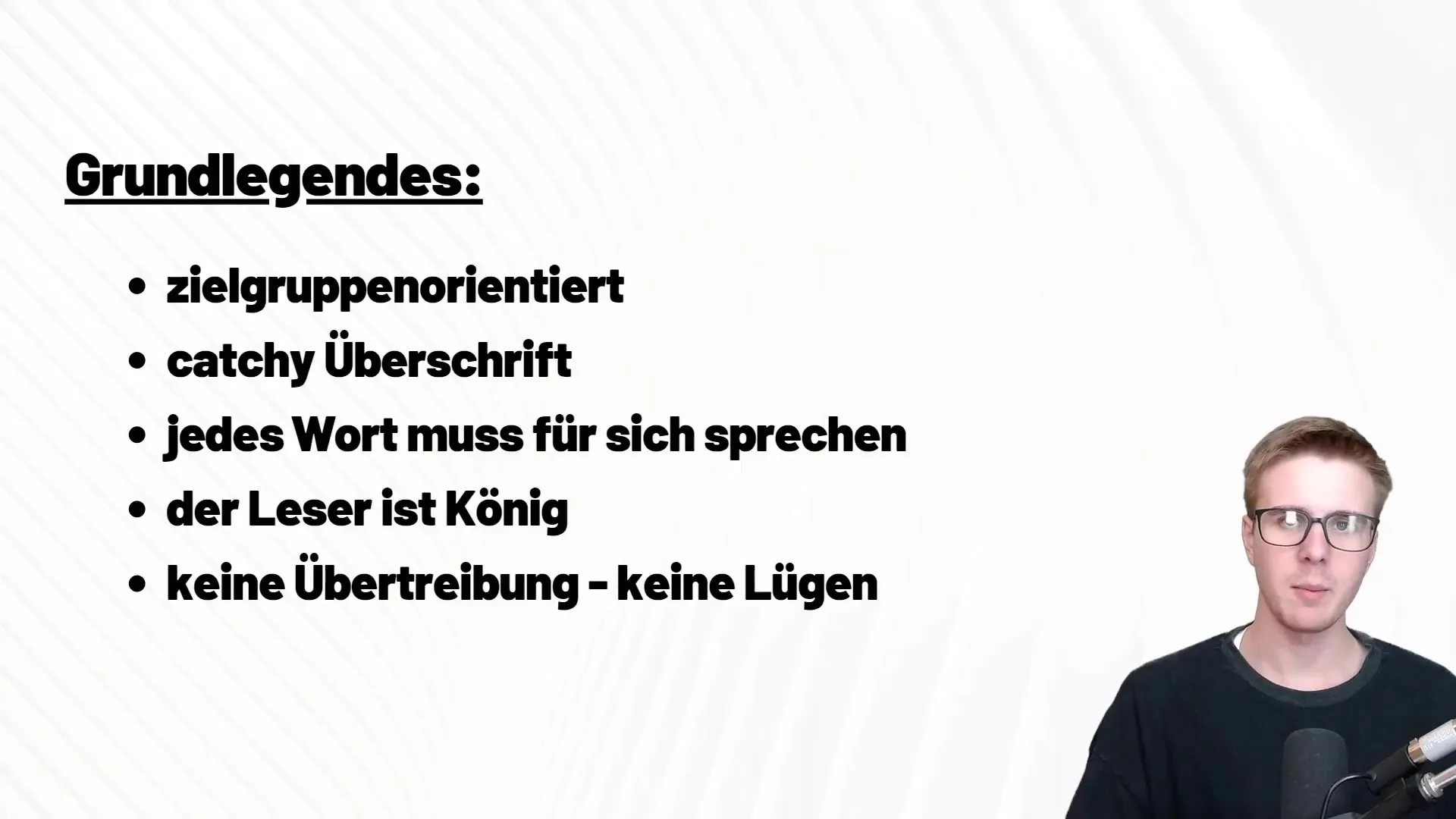 Succesvolle copywriting - De basisprincipes van goede copy