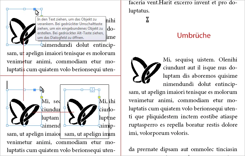 Initialen in InDesign erstellen