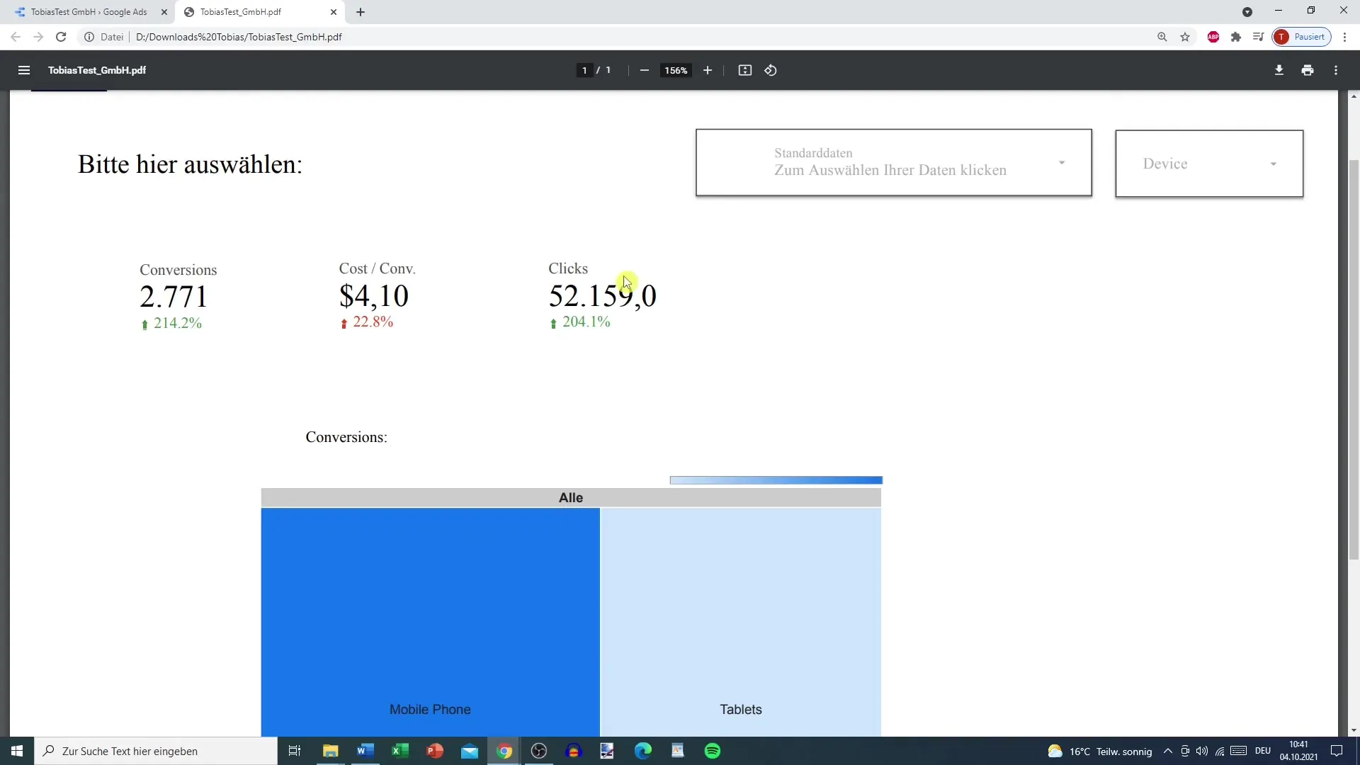 Berichte effektiv teilen und exportieren in Google Data Studio