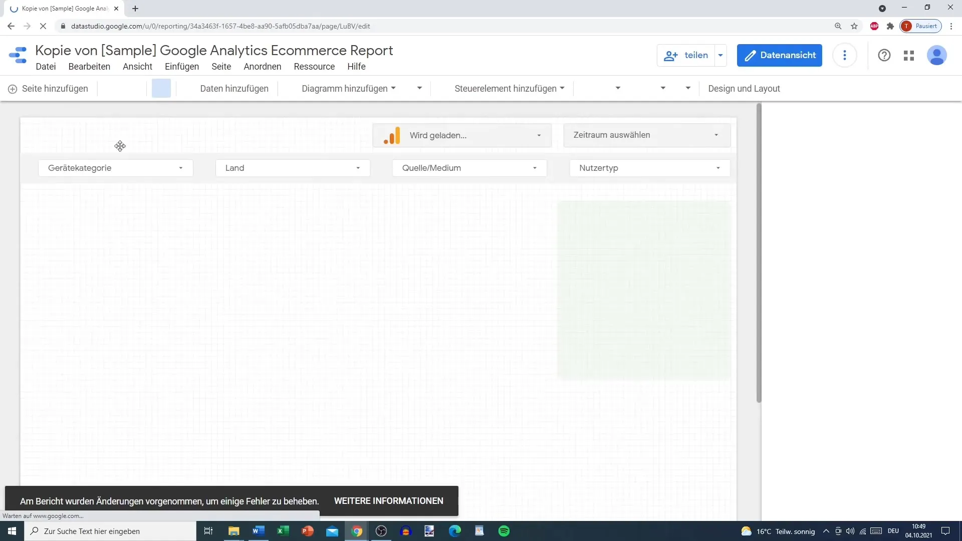 Vorlagen in Google Data Studio effektiv nutzen