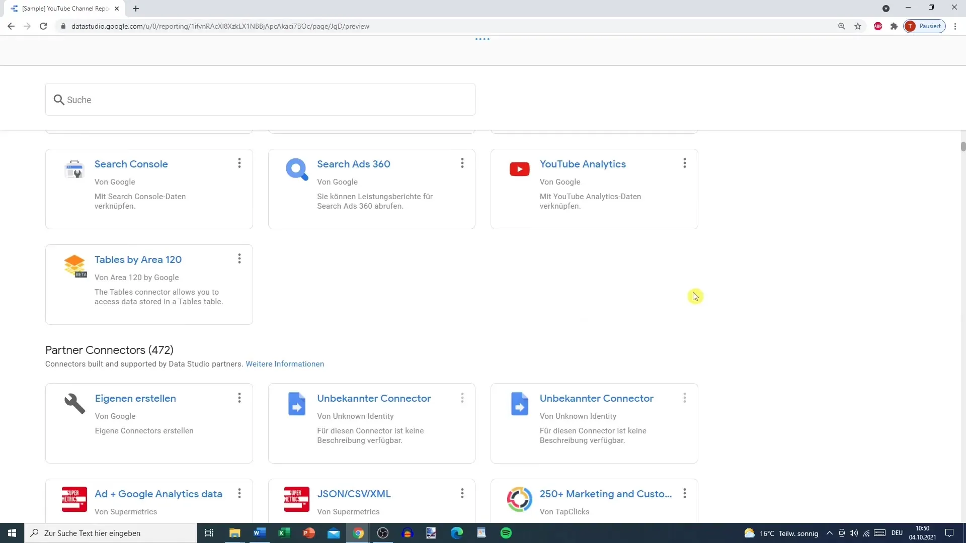 Vorlagen in Google Data Studio effektiv nutzen
