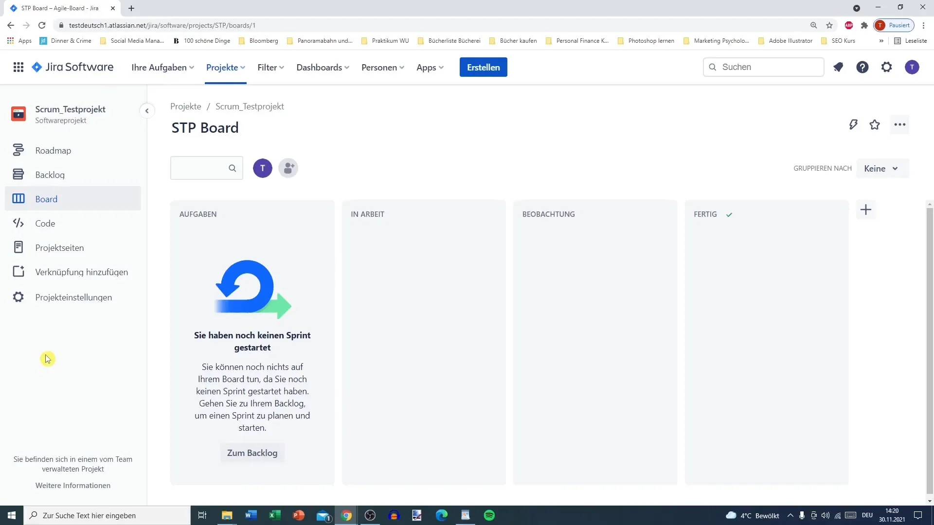 Jira projektindstillinger - Grundlæggende tilpasset administration