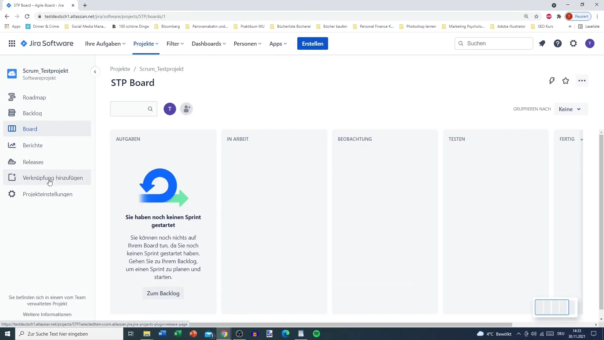 Jira projektindstillinger - grundlæggende tilpasset administration