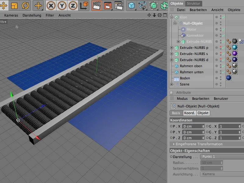 C4D Release 12 - Motors, connectors - PSD assembly line