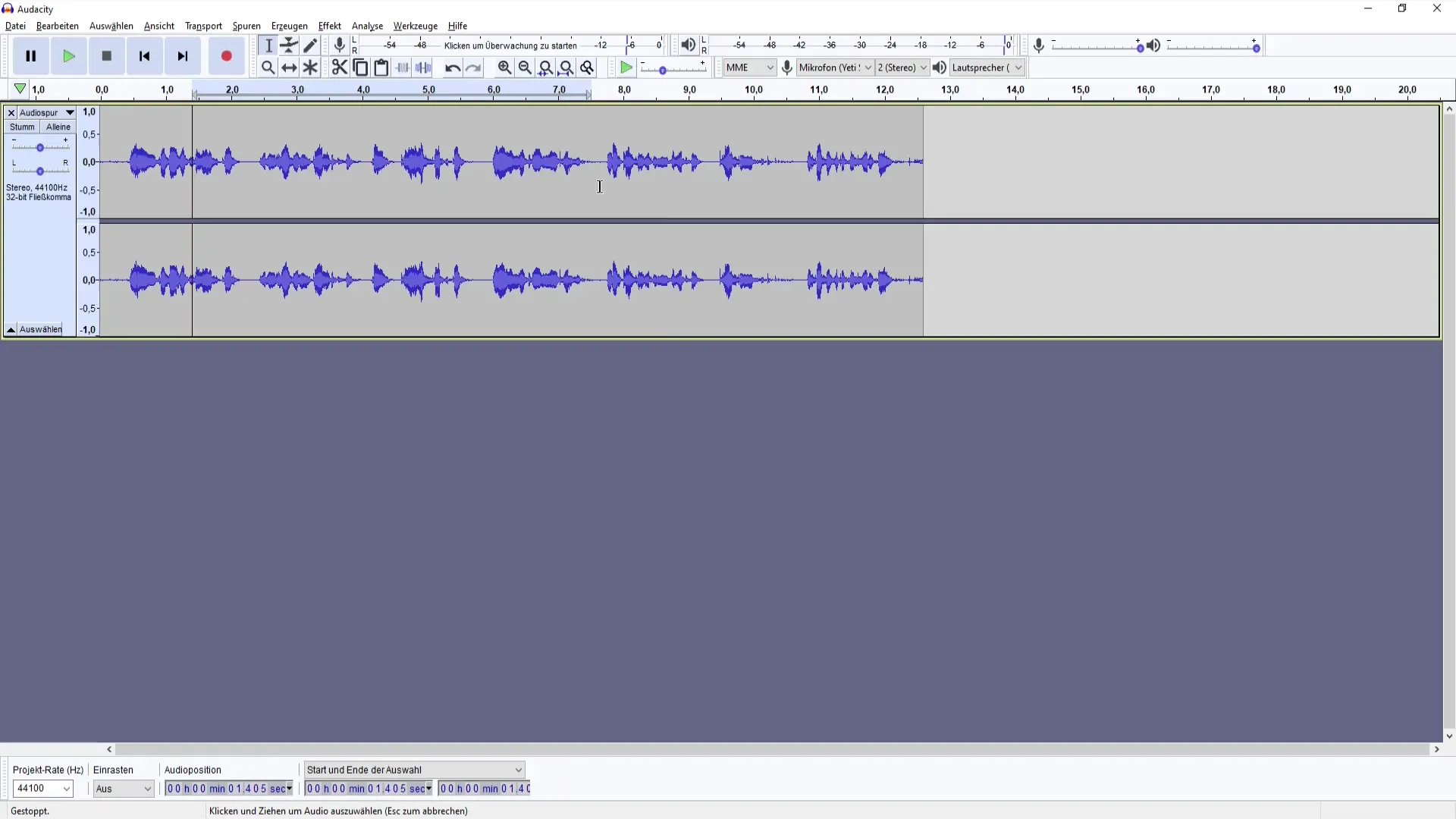 Ottimizzare la voce in Audacity in modo professionale