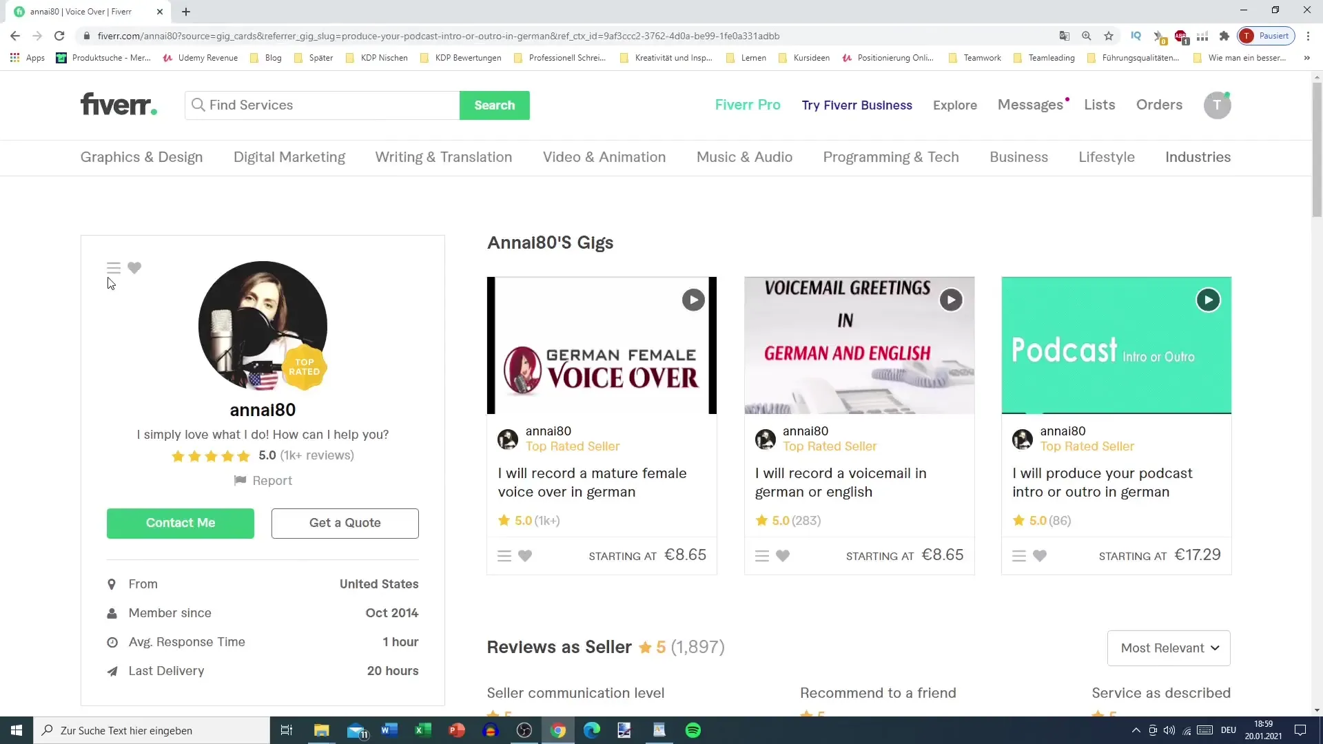 Zlecenie profesjonalnego intro do podcastu za pomocą platformy Fiverr