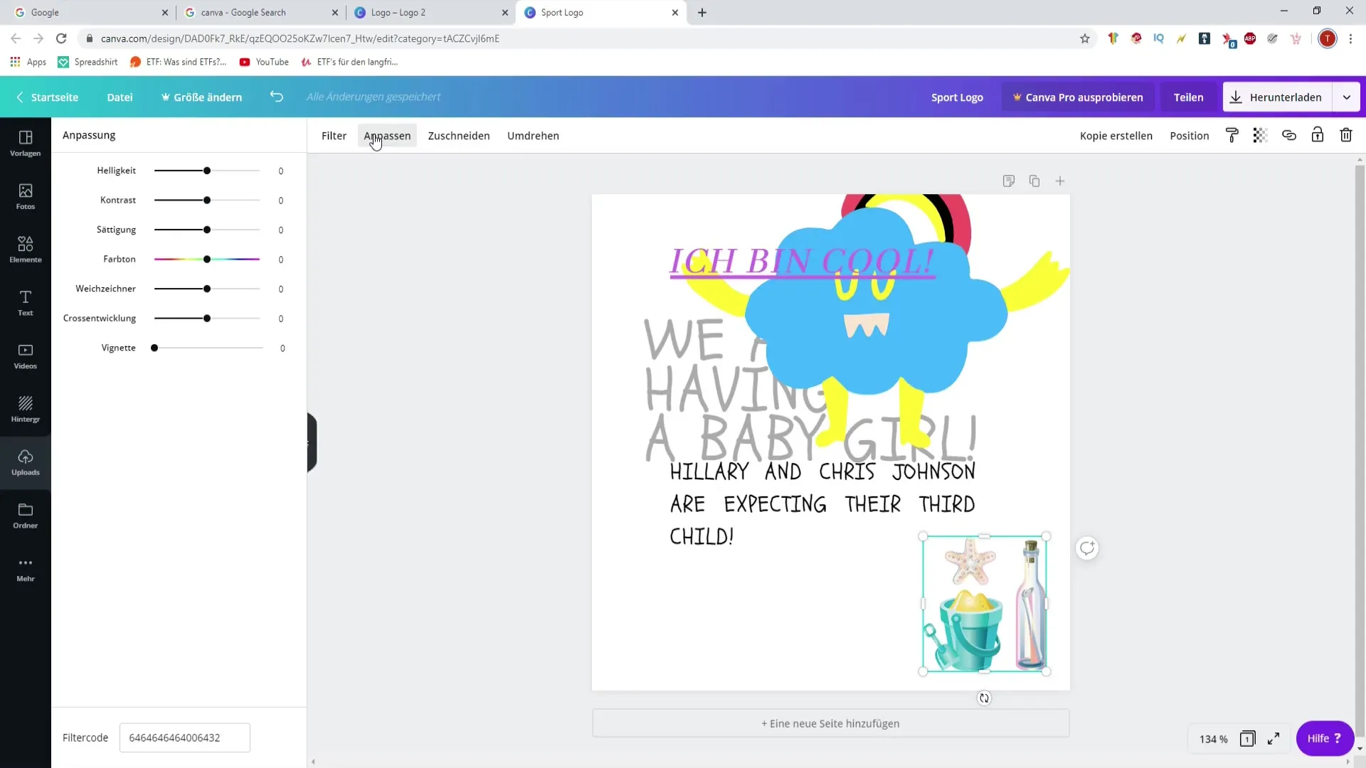 Design professionale dei podcast con Canva: caratteri e colori