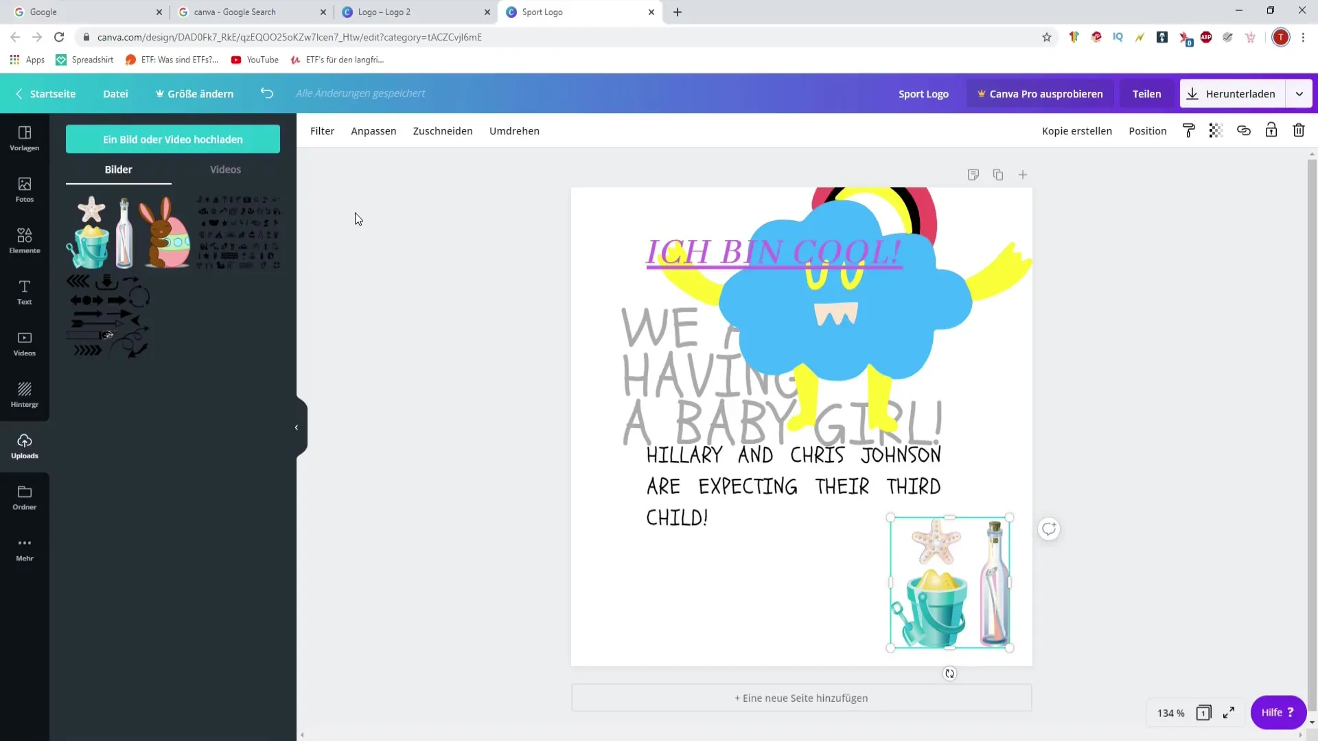 Design del podcast professionale con Canva: caratteri e colori