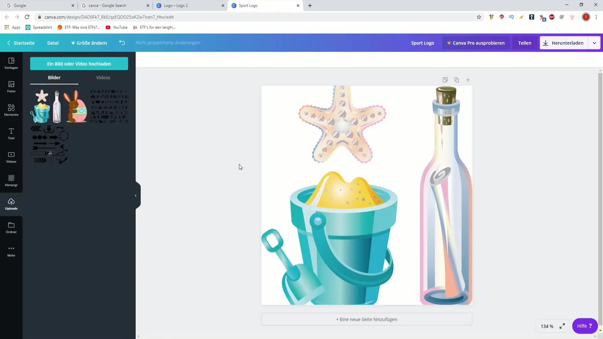 Create podcast graphics: Understand Canva filters and settings