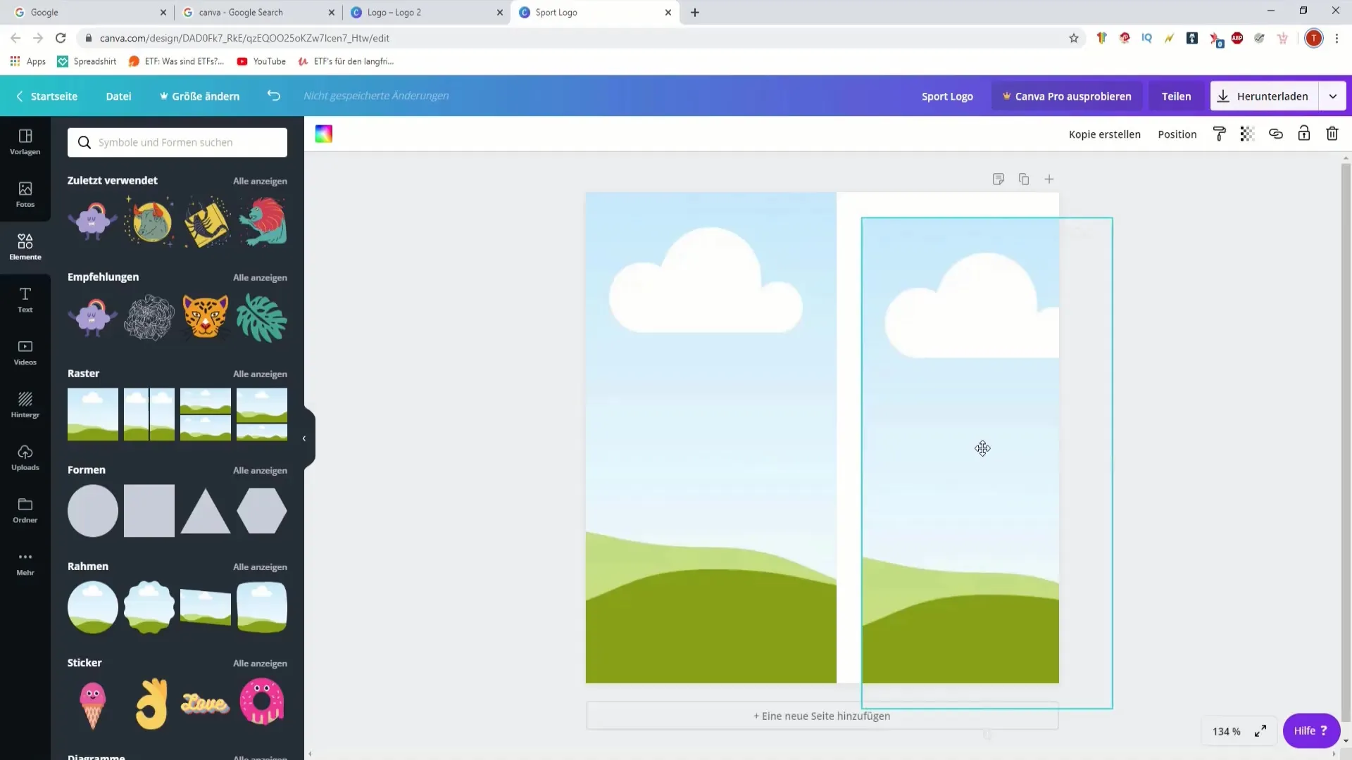 Creating podcast graphics: Understanding Canva filters and settings