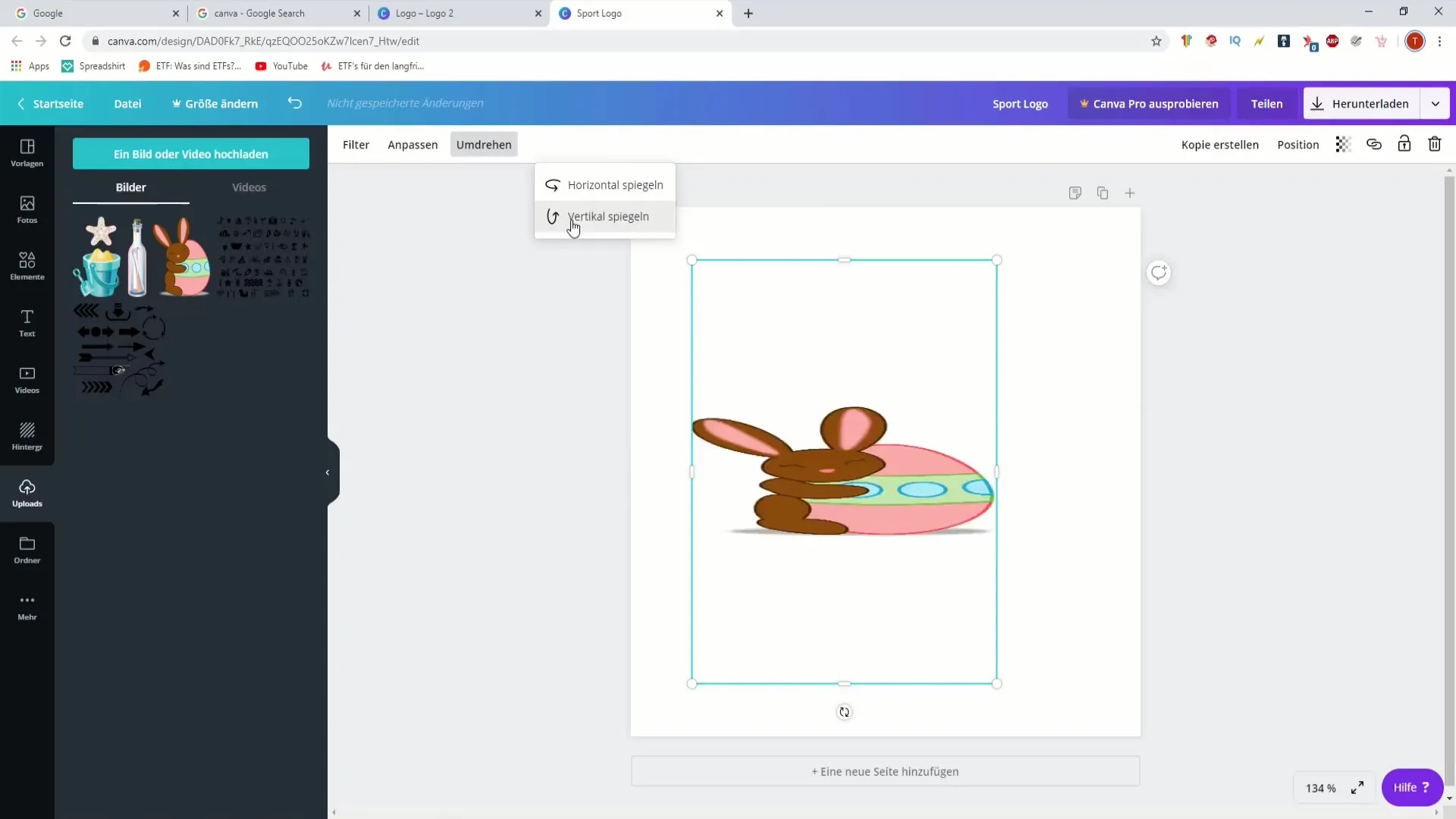 Creating podcast graphics: Understanding Canva filters and settings