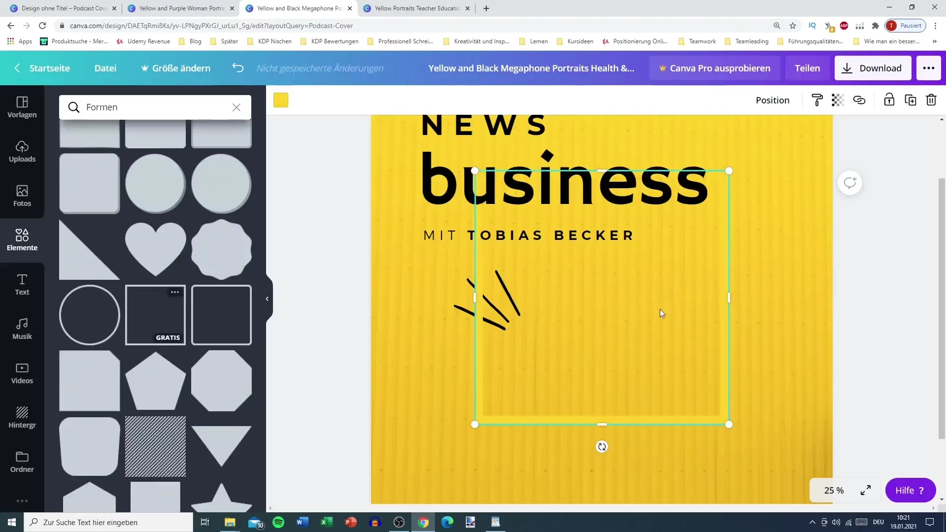 Creare un logo per il podcast: Guida passo passo di Canva