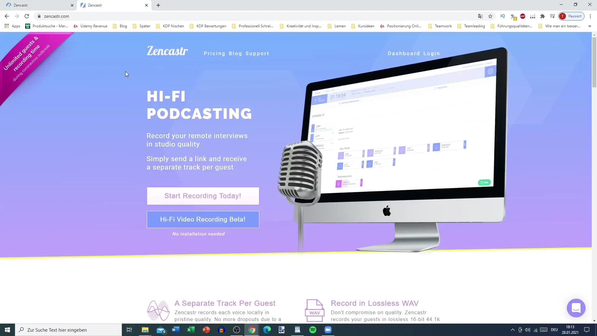 Registra interviste con successo: Zencastr e Zoom per i podcast