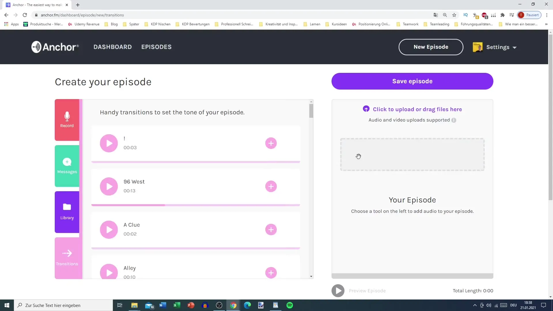 Primi passi per un caricamento di successo del podcast
