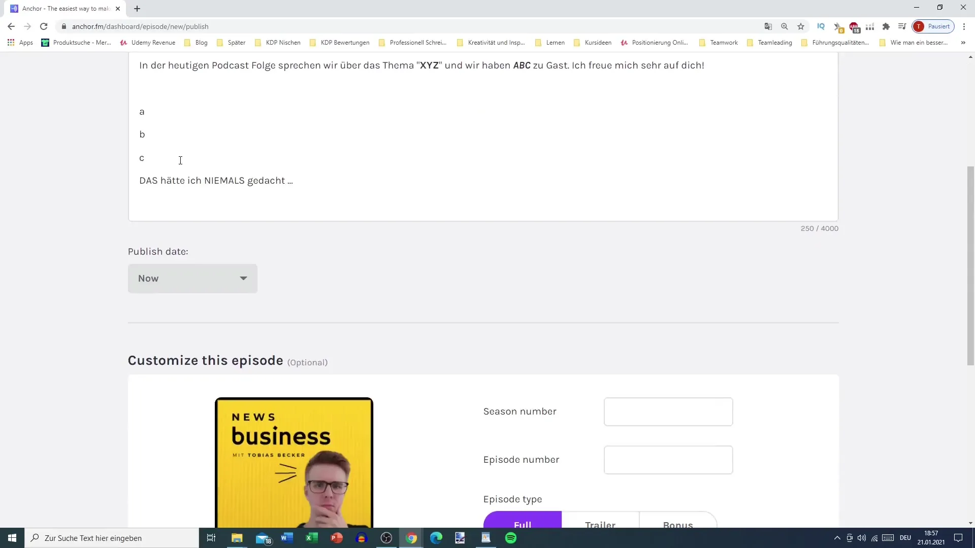 Prześlij odcinek podcastu: instrukcja krok po kroku