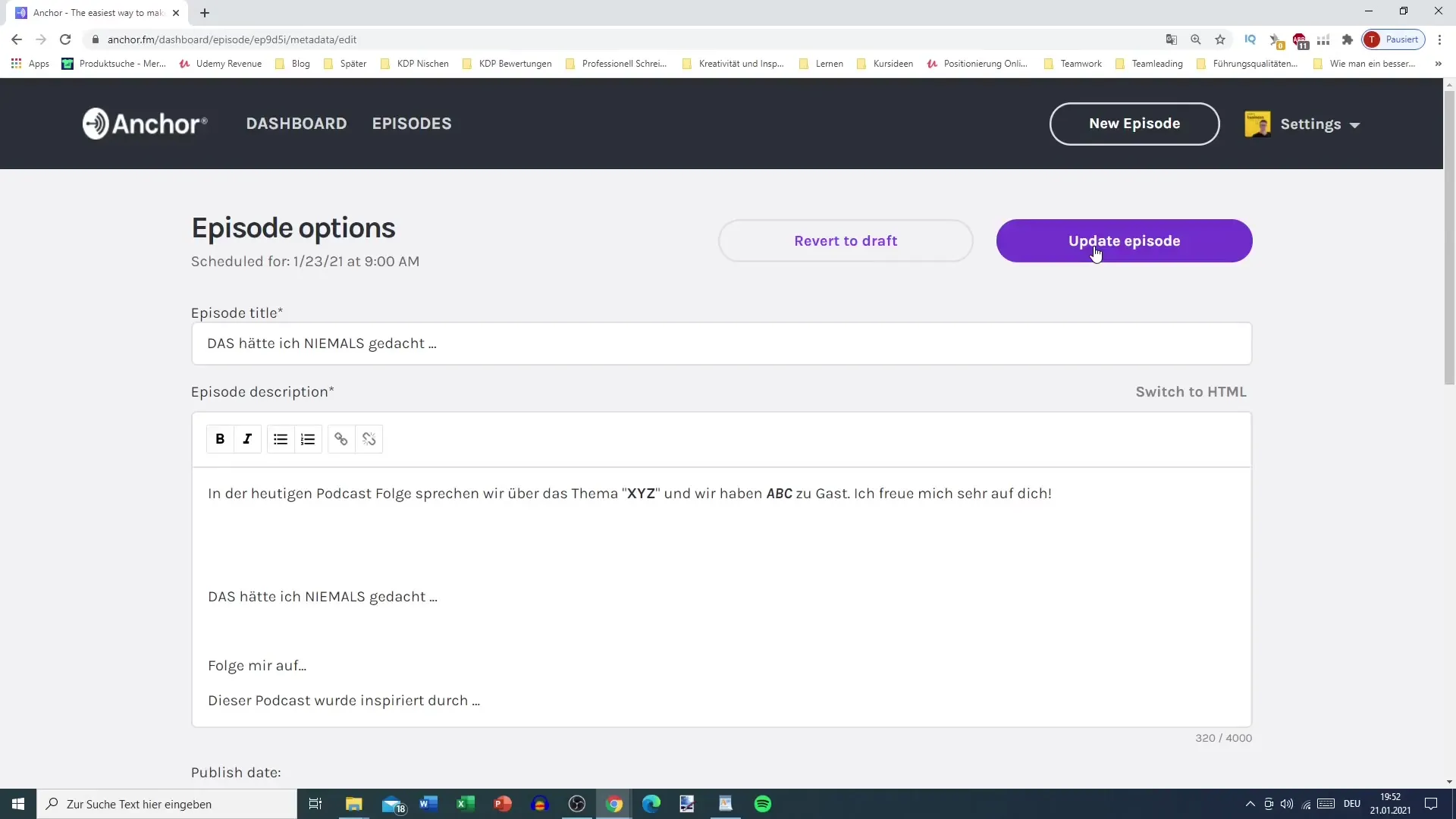 Creare un podcast: utilizzare correttamente gli snippet, le stagioni e il trailer