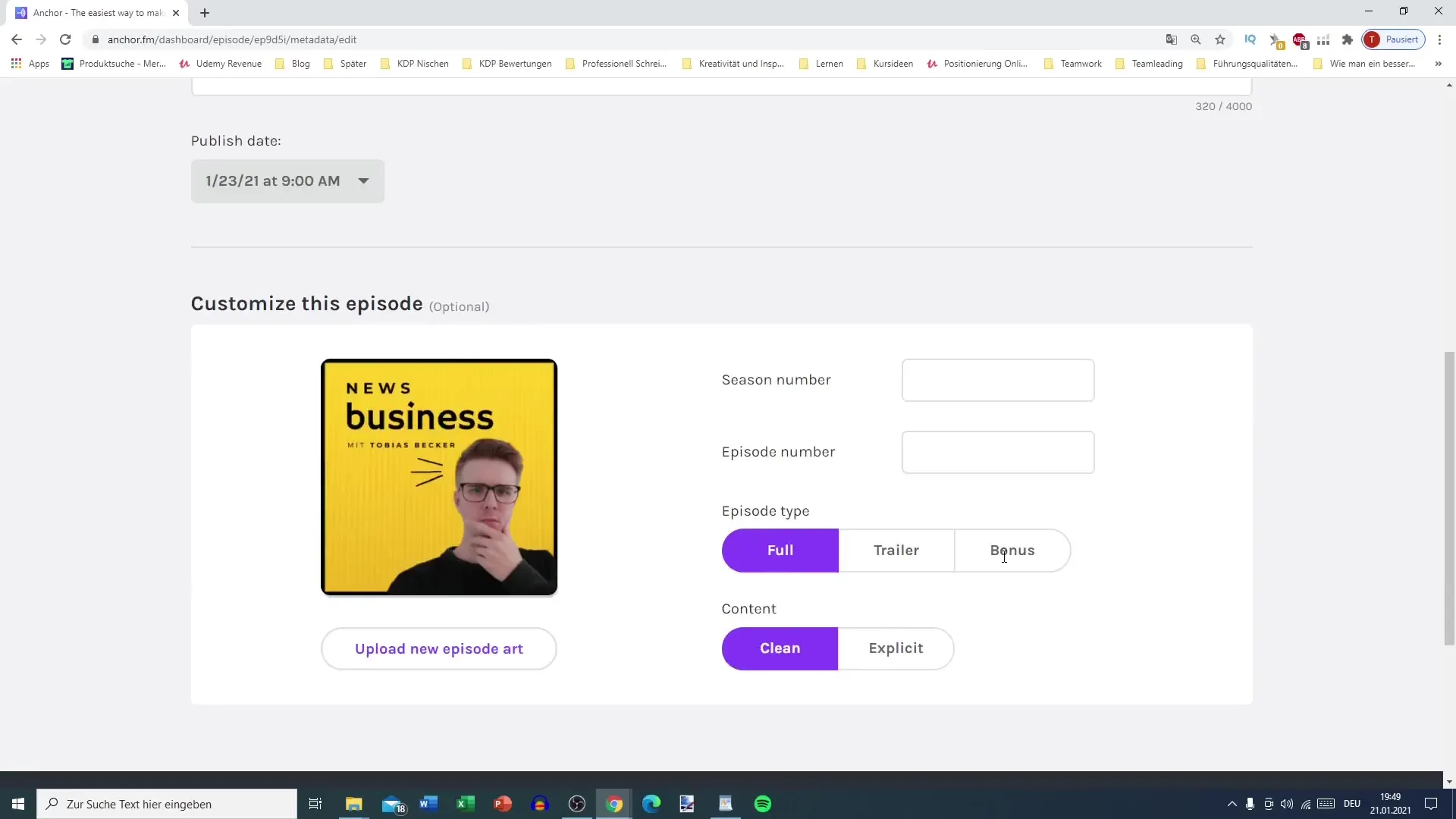 Creare un podcast: utilizzare correttamente snippet, stagioni e trailer
