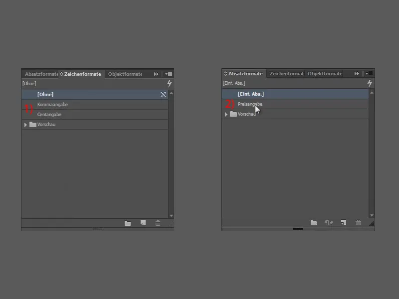 Automatizar la tarificación mediante formatos anidados