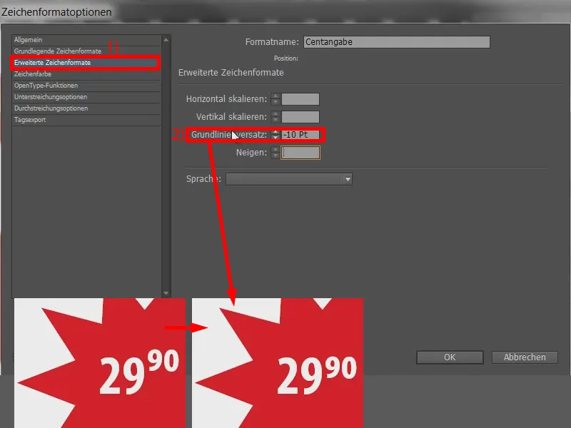 Automatizar la tarificación mediante formatos anidados