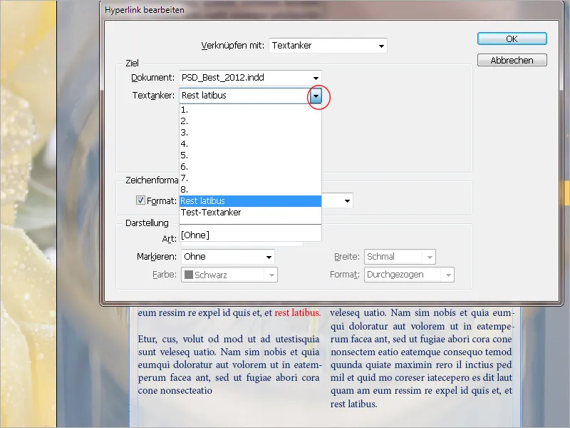 Κουμπιά και σύνδεσμοι στο InDesign