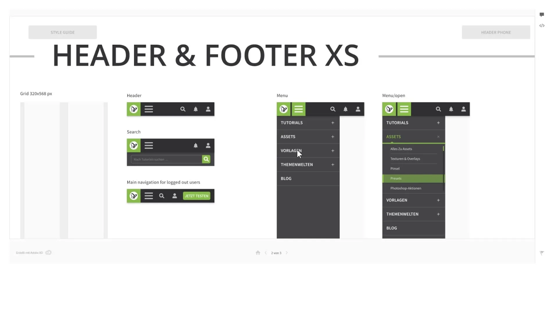 Navegación óptima para sitios web e interfaces móviles